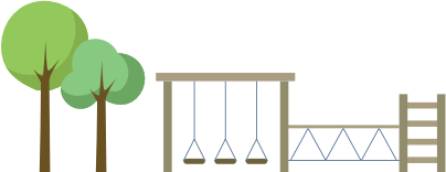 School Trail Illustration